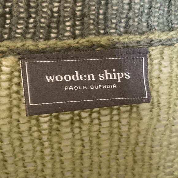 Wooden Ships camo sweater size S/M - Picture 2 of 4